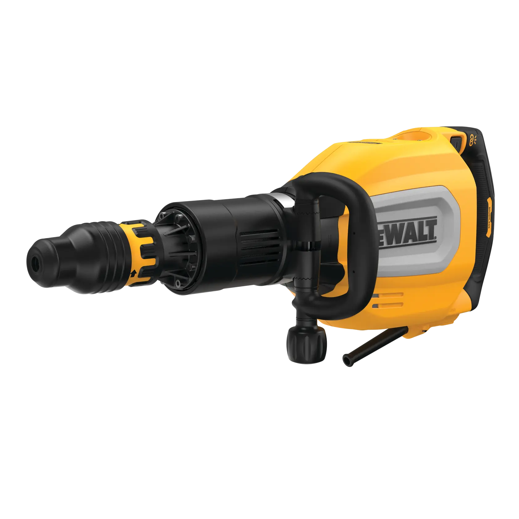 Martello demolizione DEWALT D25911K giallo e nero su sfondo bianco.