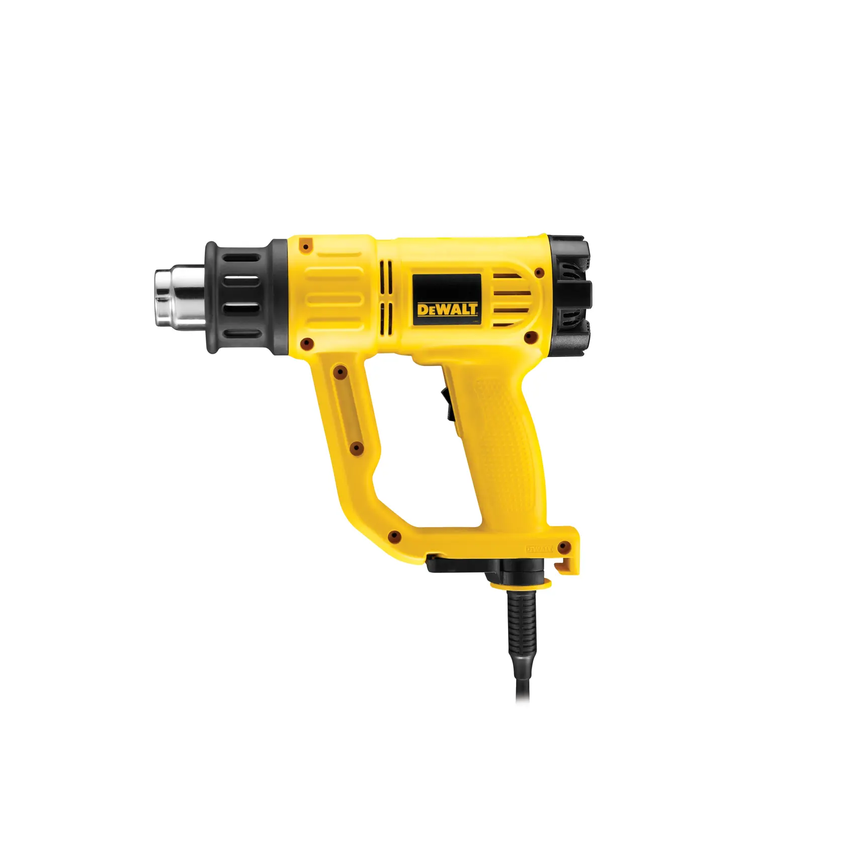 DEWALT Heißluftpistole für Fotografie, SKUs D26411, D26411-QS. Gelb, kabelgebunden, ergonomisch.