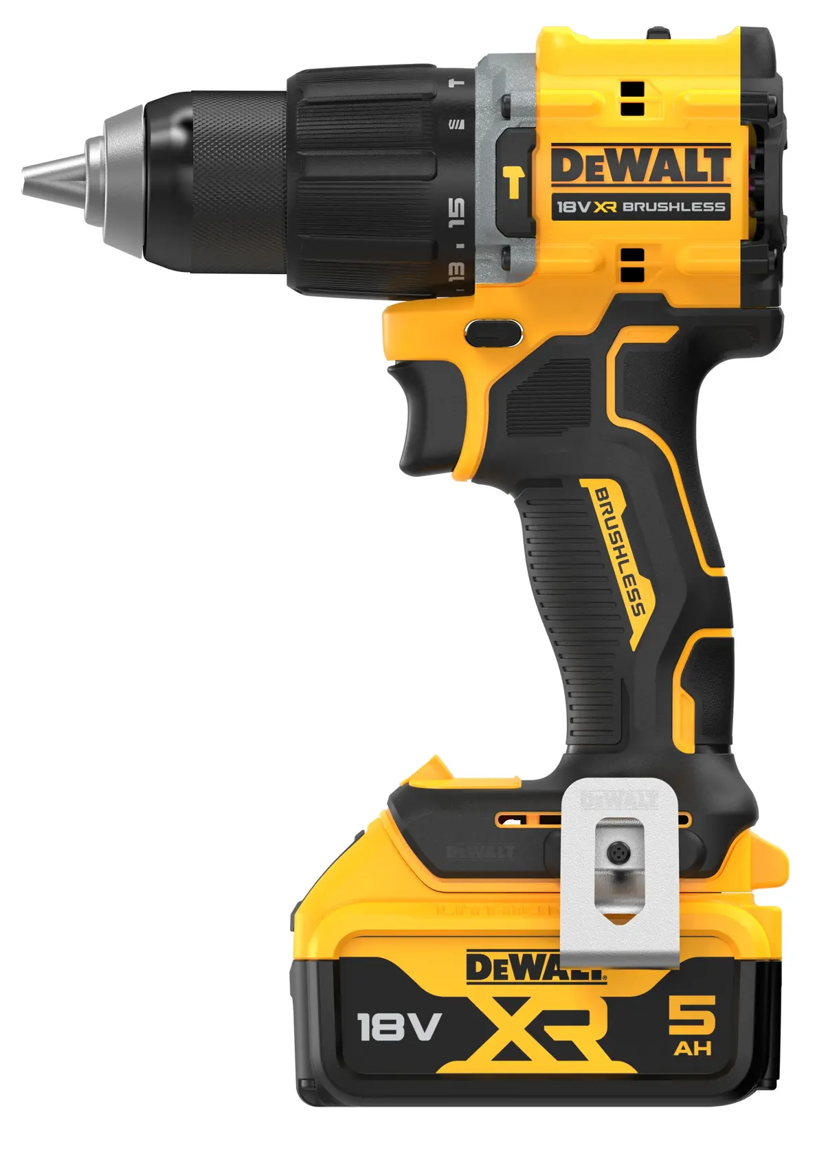 Trapano Avvitatore con percussione compatto 2 Velocità XR 18V BRUSHLESS - 2 x 18V XR 5ah