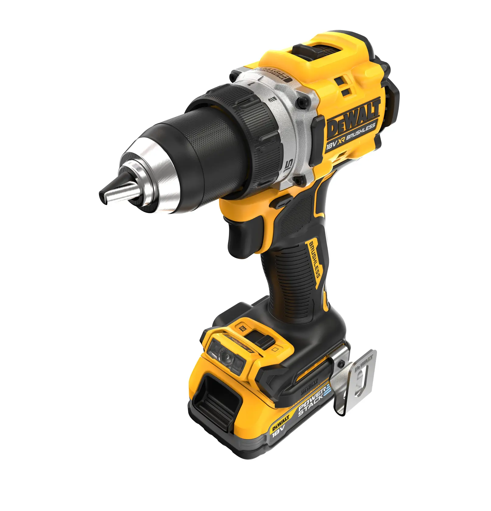 Trapano avvitatore brushless 2 velocit 90NM POWERSTACK
