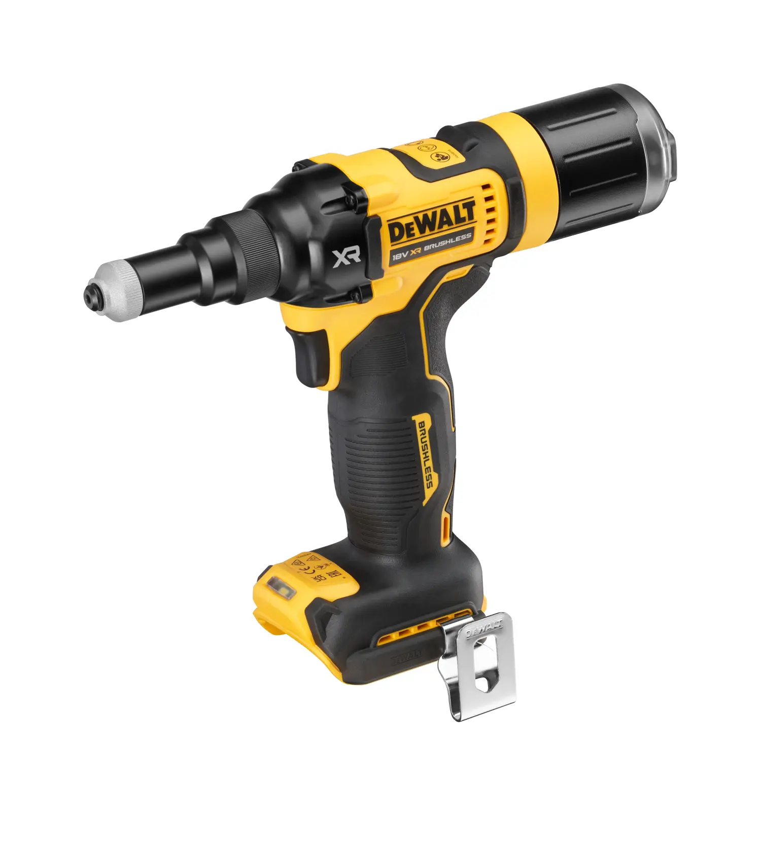 Rivettatrice 4.8mm XR 18V BRUSHLESS Forza di trazione 10Kn, meccanismo a circolazione di sfere - solo corpo macchina