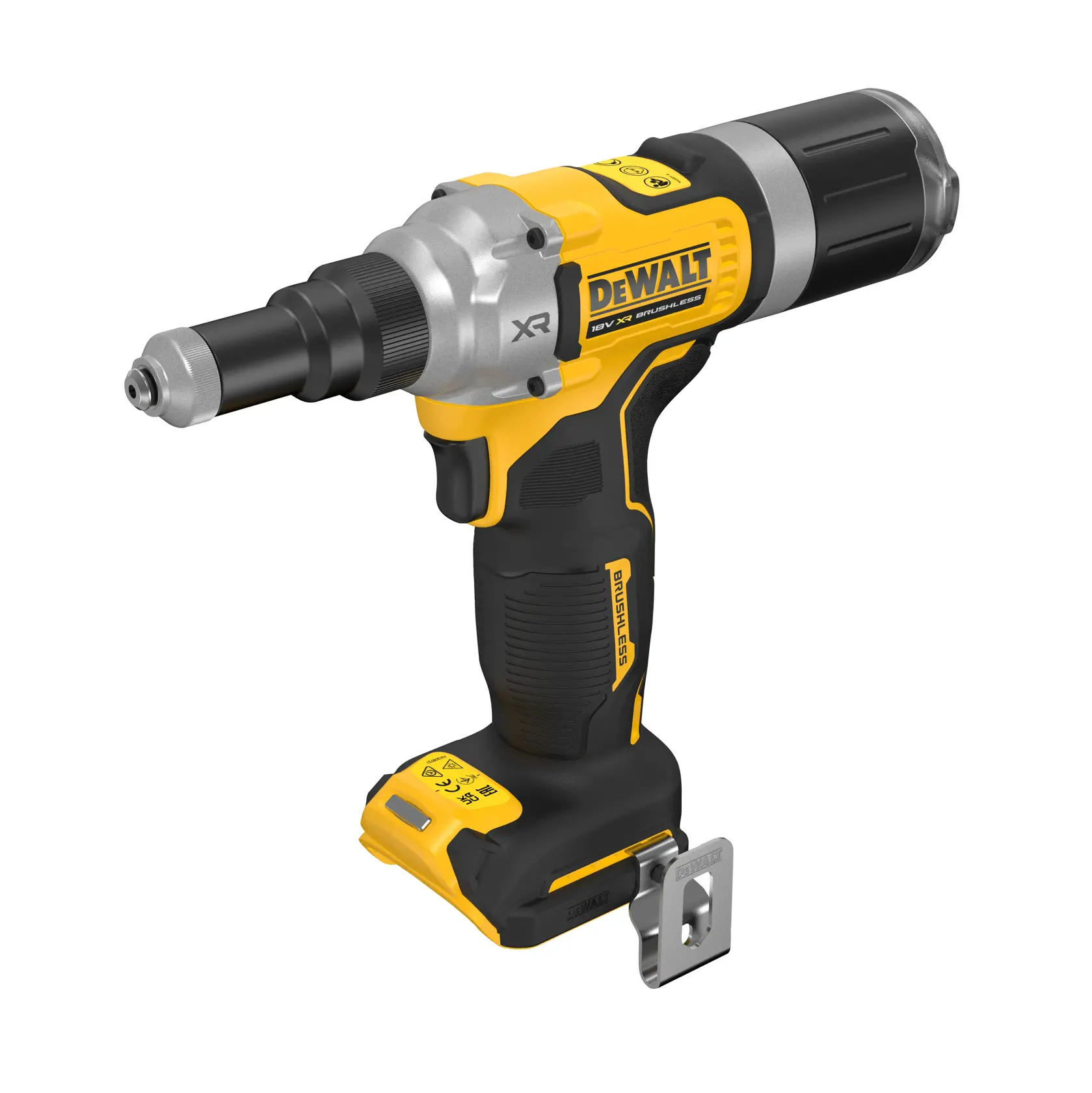 Rivettatrice 6.4mm XR 18V BRUSHLESS Forza di trazione 20Kn, meccanismo a circolazione di sfere - solo corpo macchina