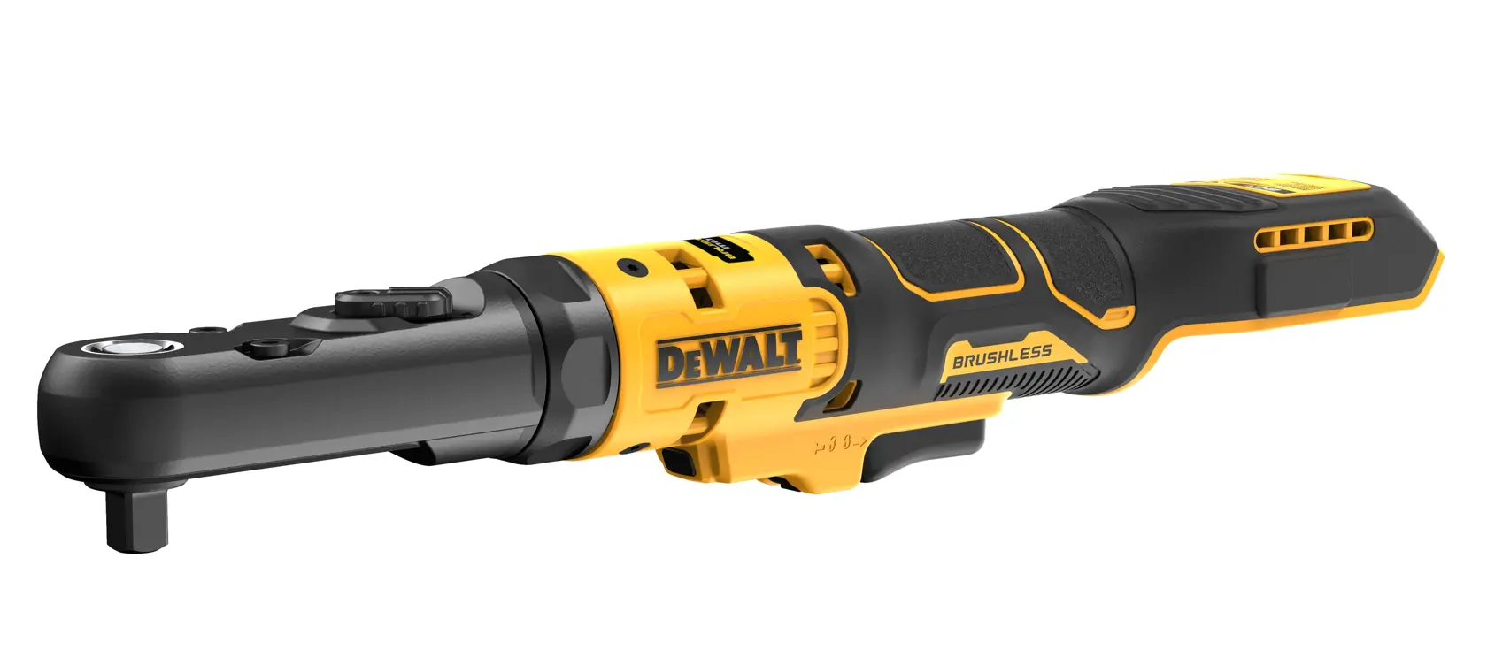 Cricchetto attacco quadro Maschio 1/2" + 3/8", motore brushless, testa sigillata, Coppia max 102 Nm - solo corpo macchina