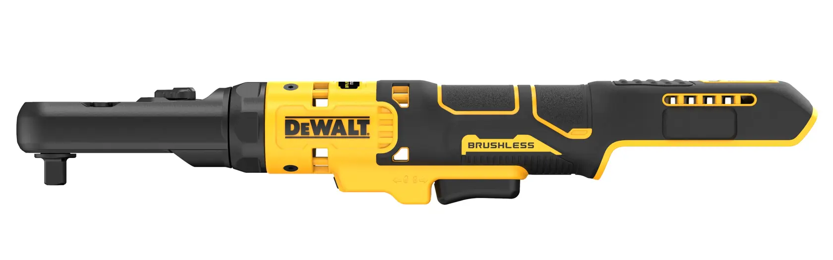Cricchetto attacco quadro Maschio 1/2" + 3/8", motore brushless, testa sigillata, Coppia max 102 Nm - solo corpo macchina