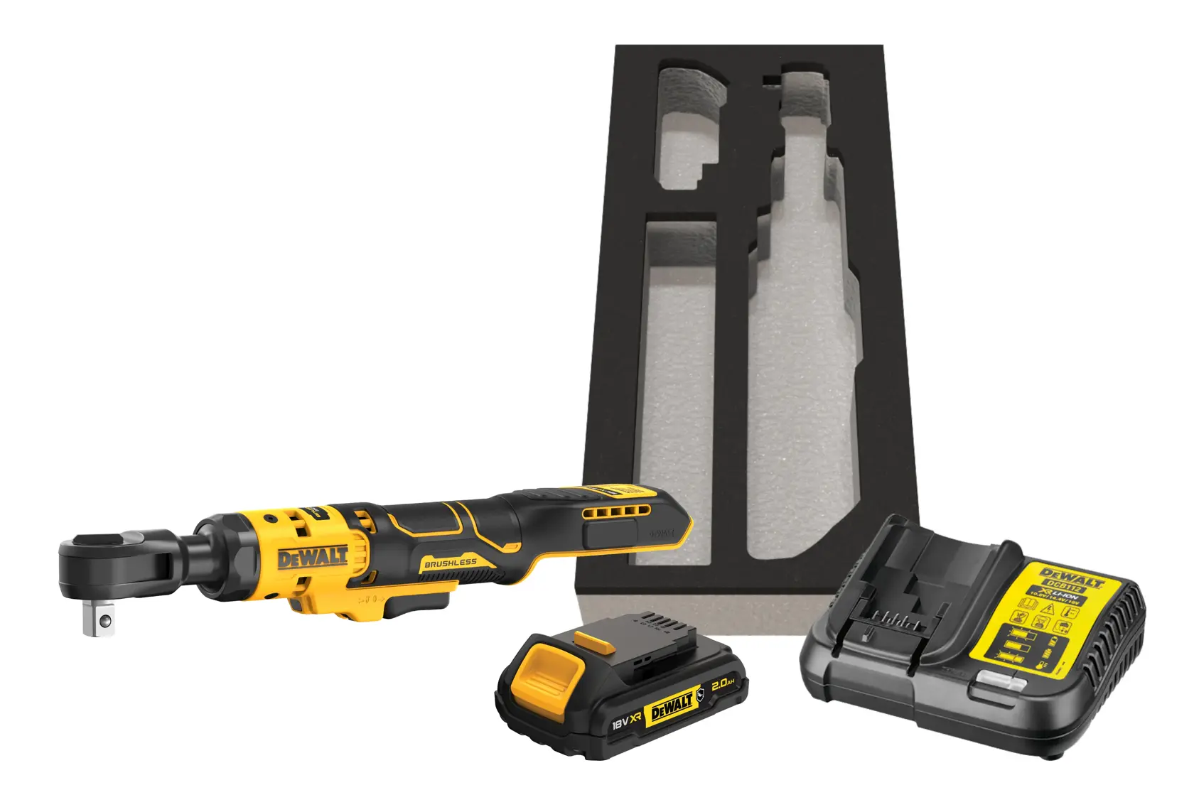 Cricchetto 18V XR Brushless 1/2" - 1 x 2Ah "G"