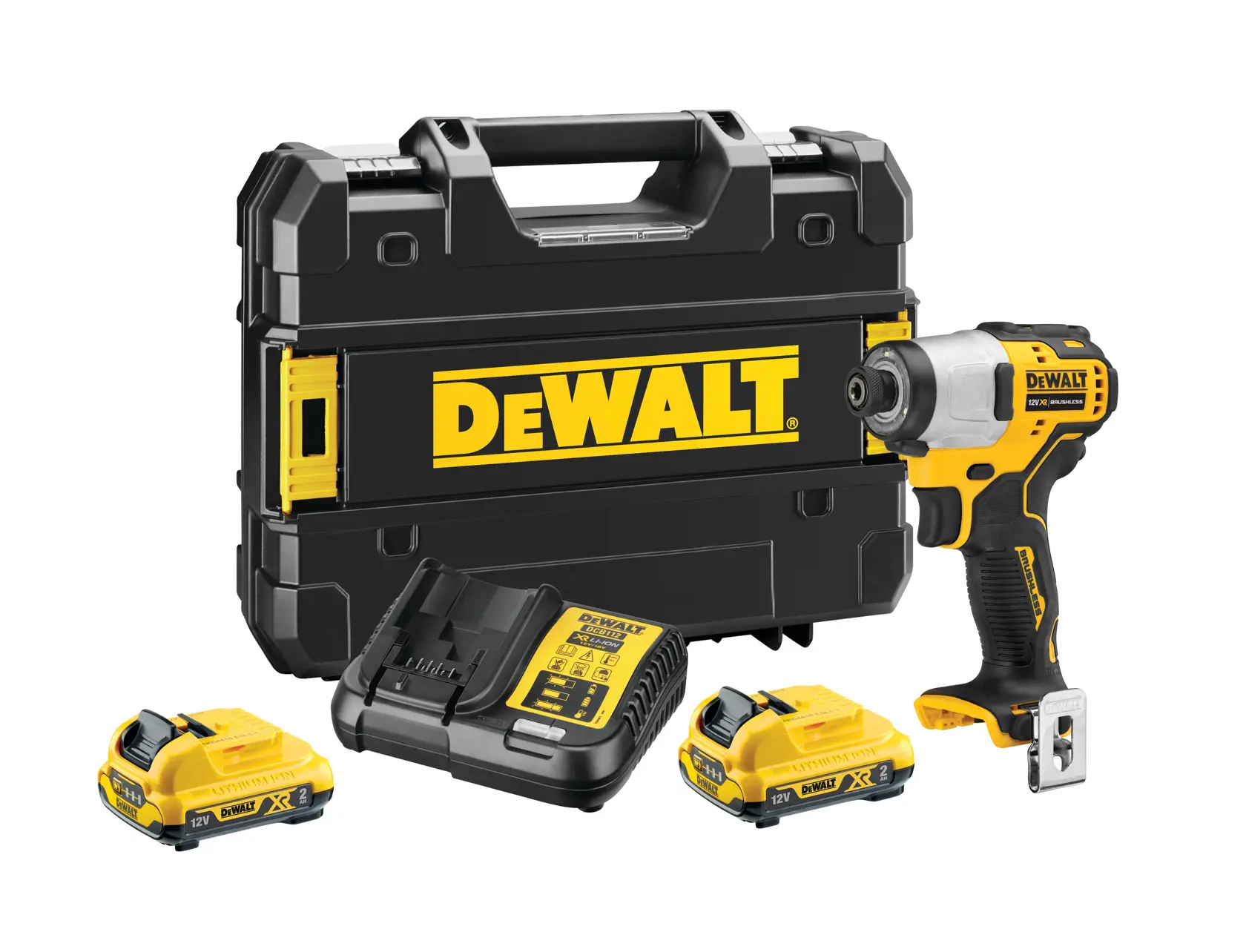 Avvitatore a impulsi compatto Attacco 1/4" XR 12V 2 x 2.0Ah