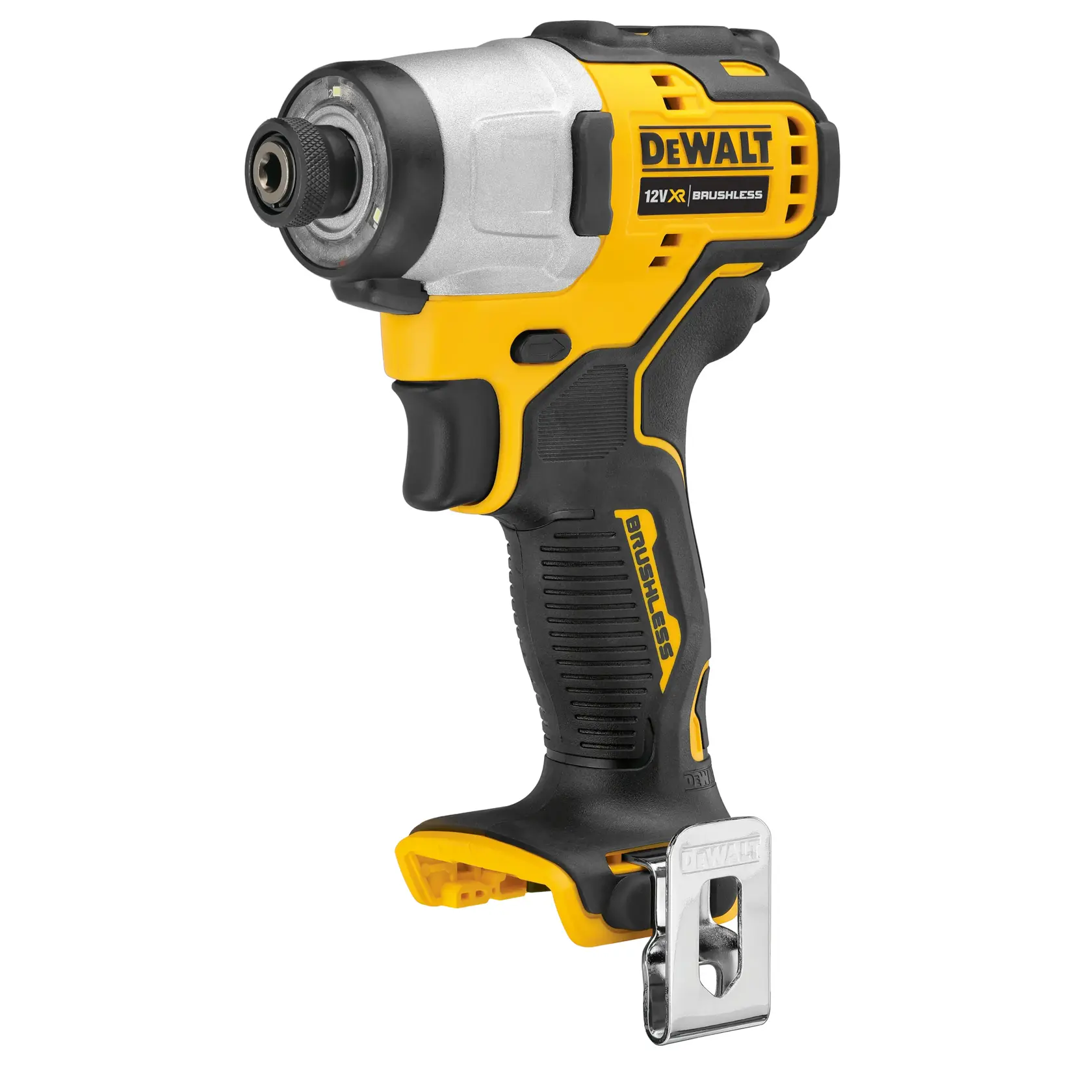DEWALT DCF801N avvitatore a impulsi 12V brushless senza fili, nero e giallo, senza batteria.