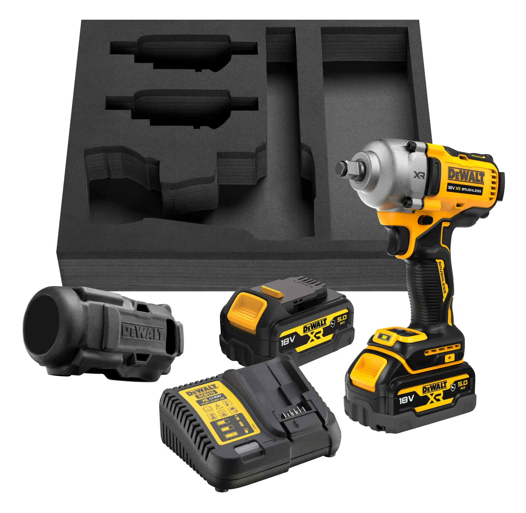 Avvitatore ad impulsi alta potenza 18V XR BRUSHLESS attacco 1/2'' HOG RING