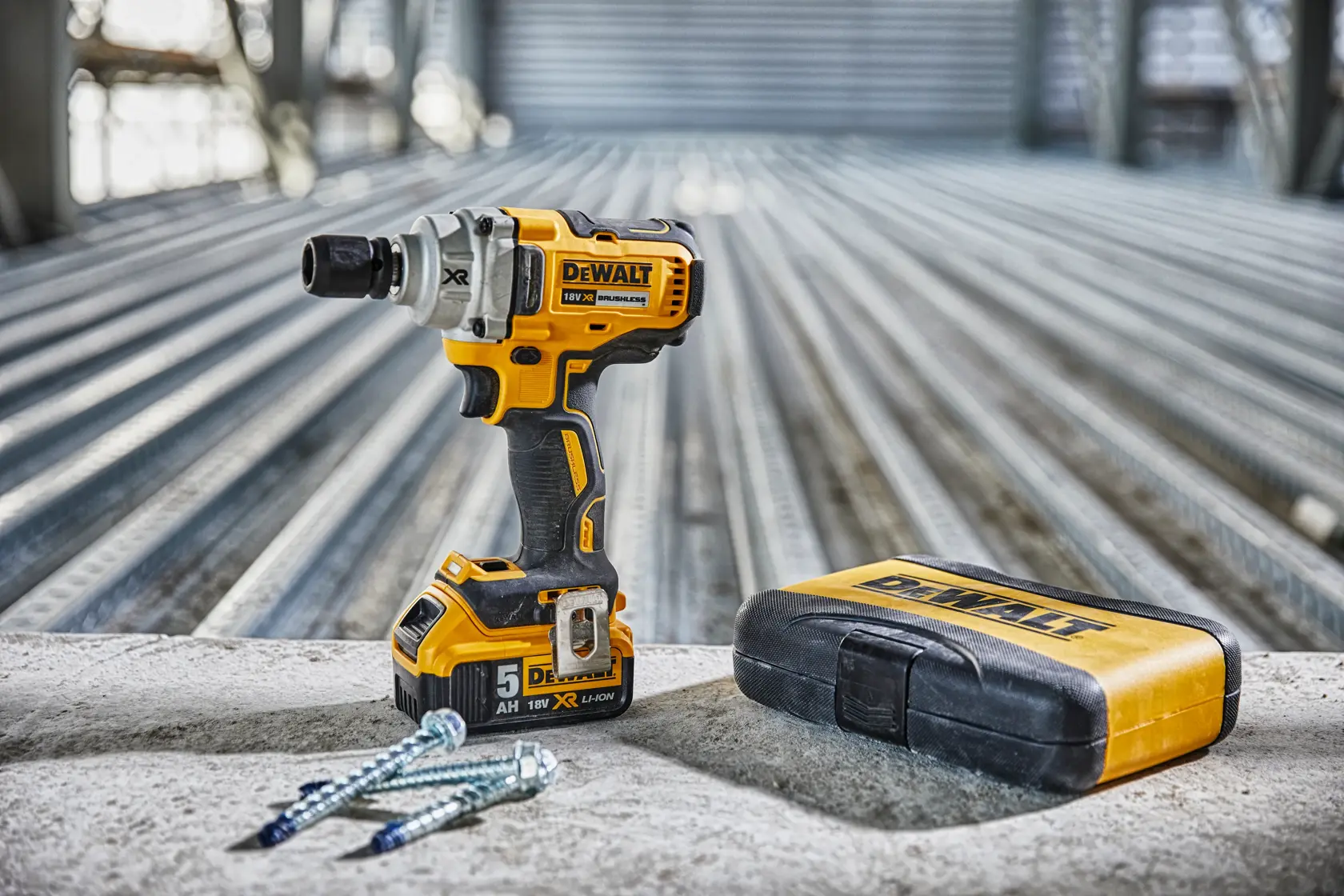 DEWALT® 18V XR® Brushless Compatto ad alta coppia 1/2 in. Chiave a impulsi (Corpo macchina)