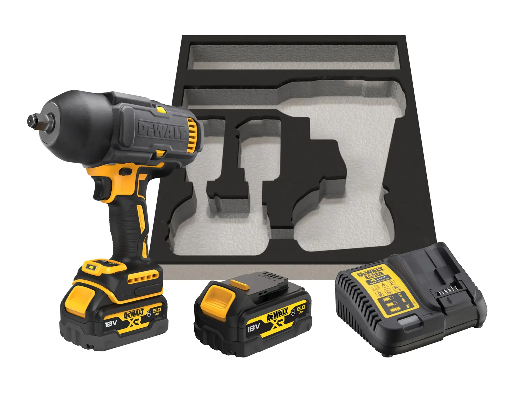 Avvitatore ad impulsi alta potenza 1/2" (Hog Ring) Brushless (4 modalità) - 2 x 5Ah GFN