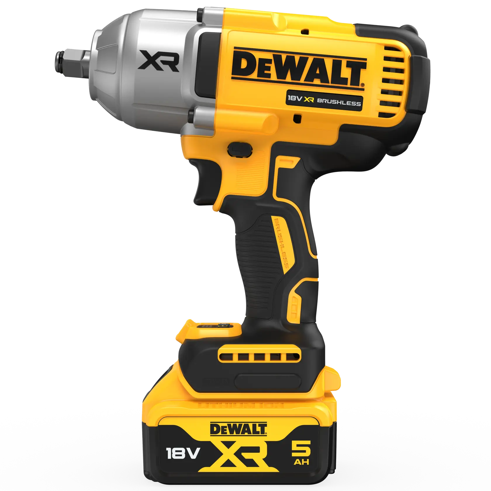 Avvitatore ad impulsi alta potenza 1/2" (Hog Ring) Brushless (4 modalità) - 2 x 5Ah