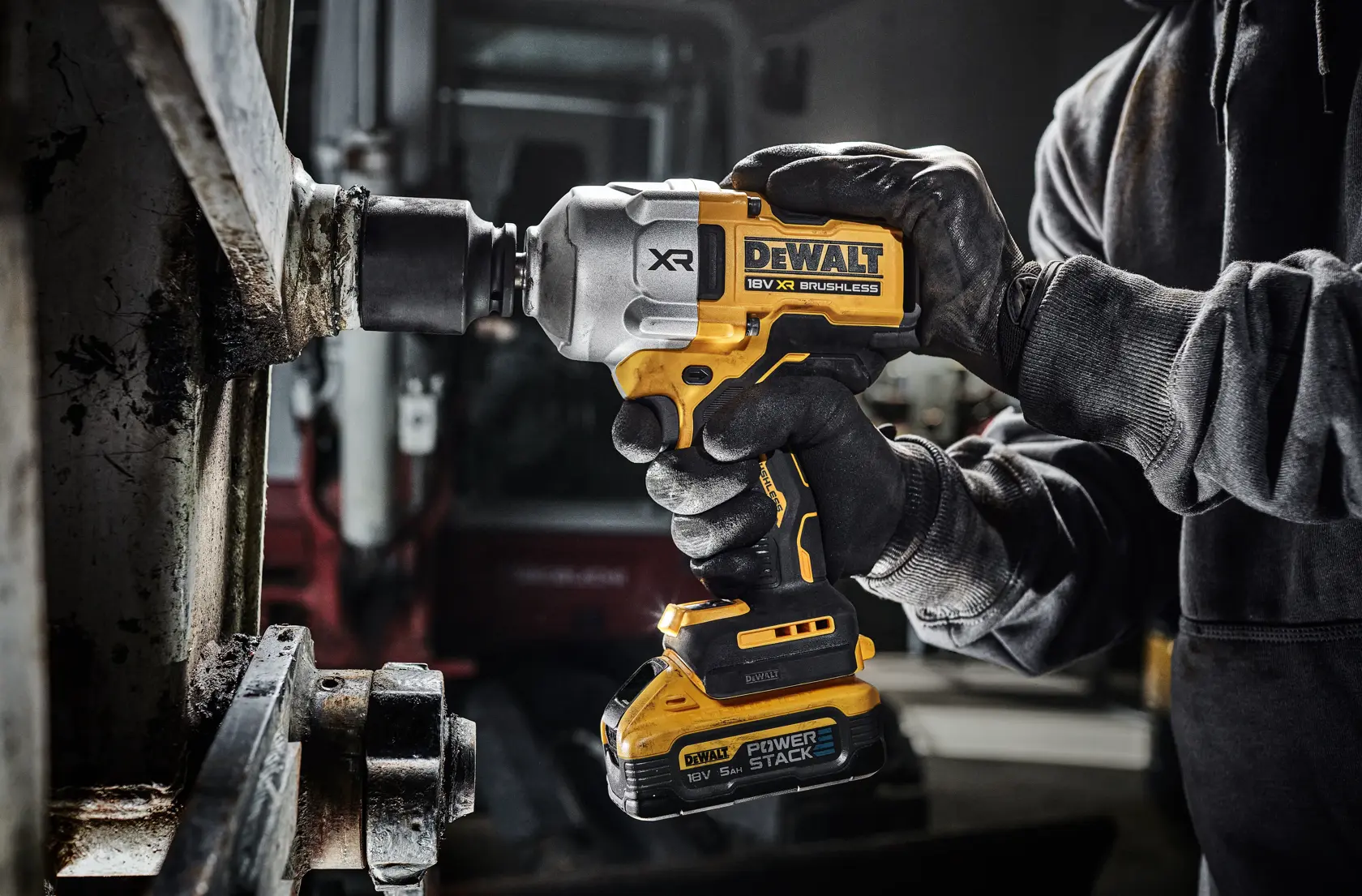 Avvitatore ad impulsi alta potenza 4 modalità 18V XR BRUSHLESS attacco 1/2" HOG RING