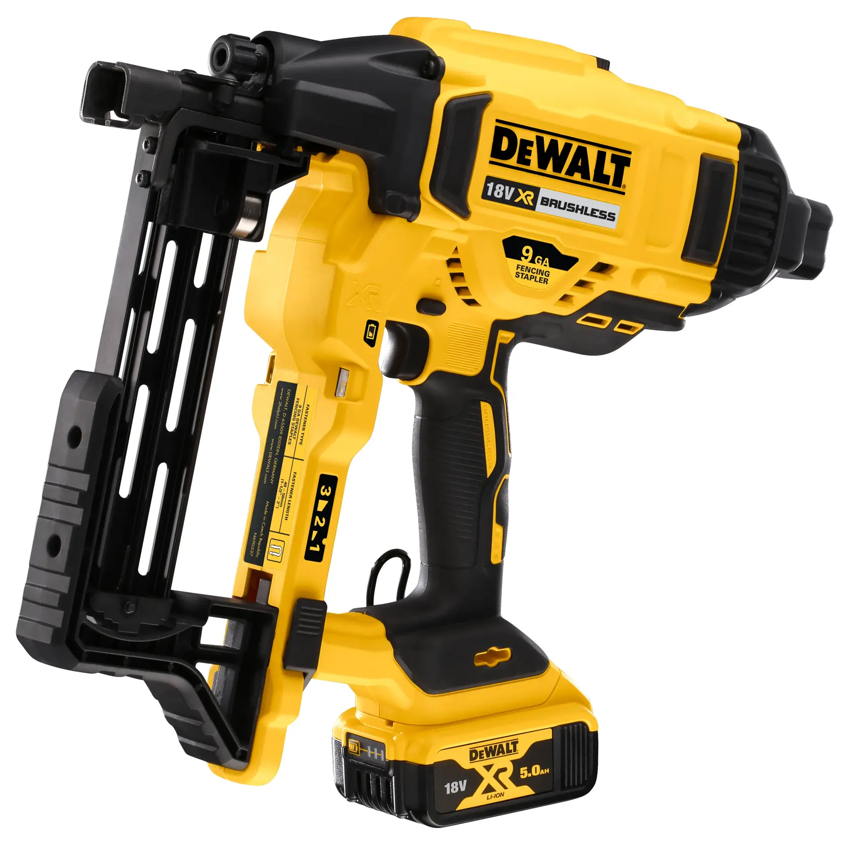 Graffettatrice per cambrette per recinzioni 18V XR 5Ah