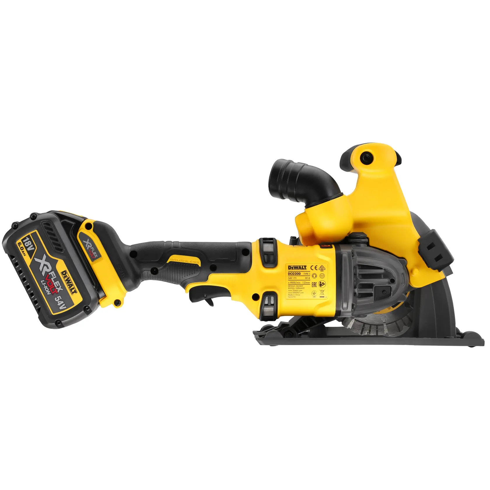 Scanalatrice XR Flexvolt 54V 2 x FV 6.0Ah