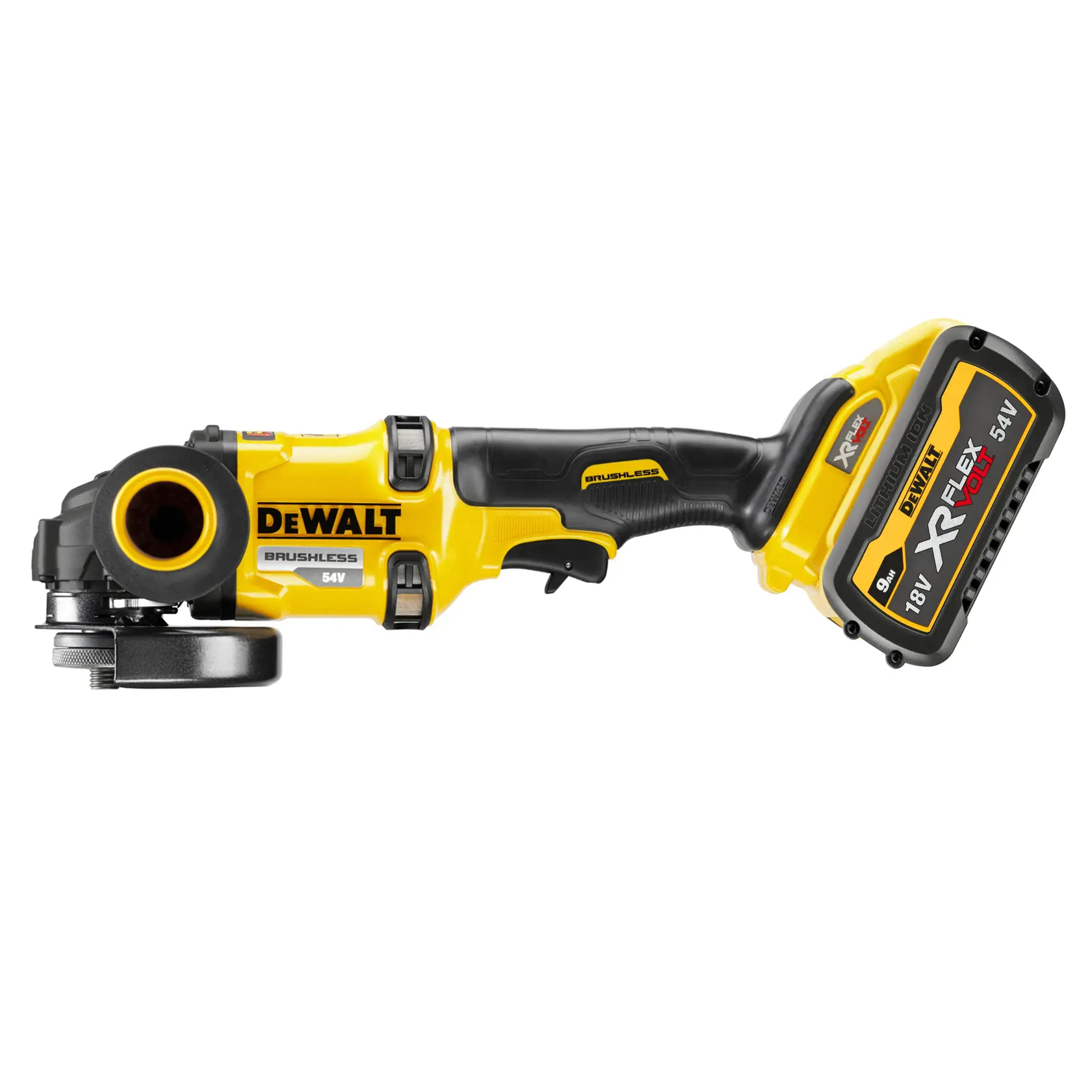 Smerigliatrice angolare 125 mm 54V XR FLEXVOLT - 2 x 9 Ah