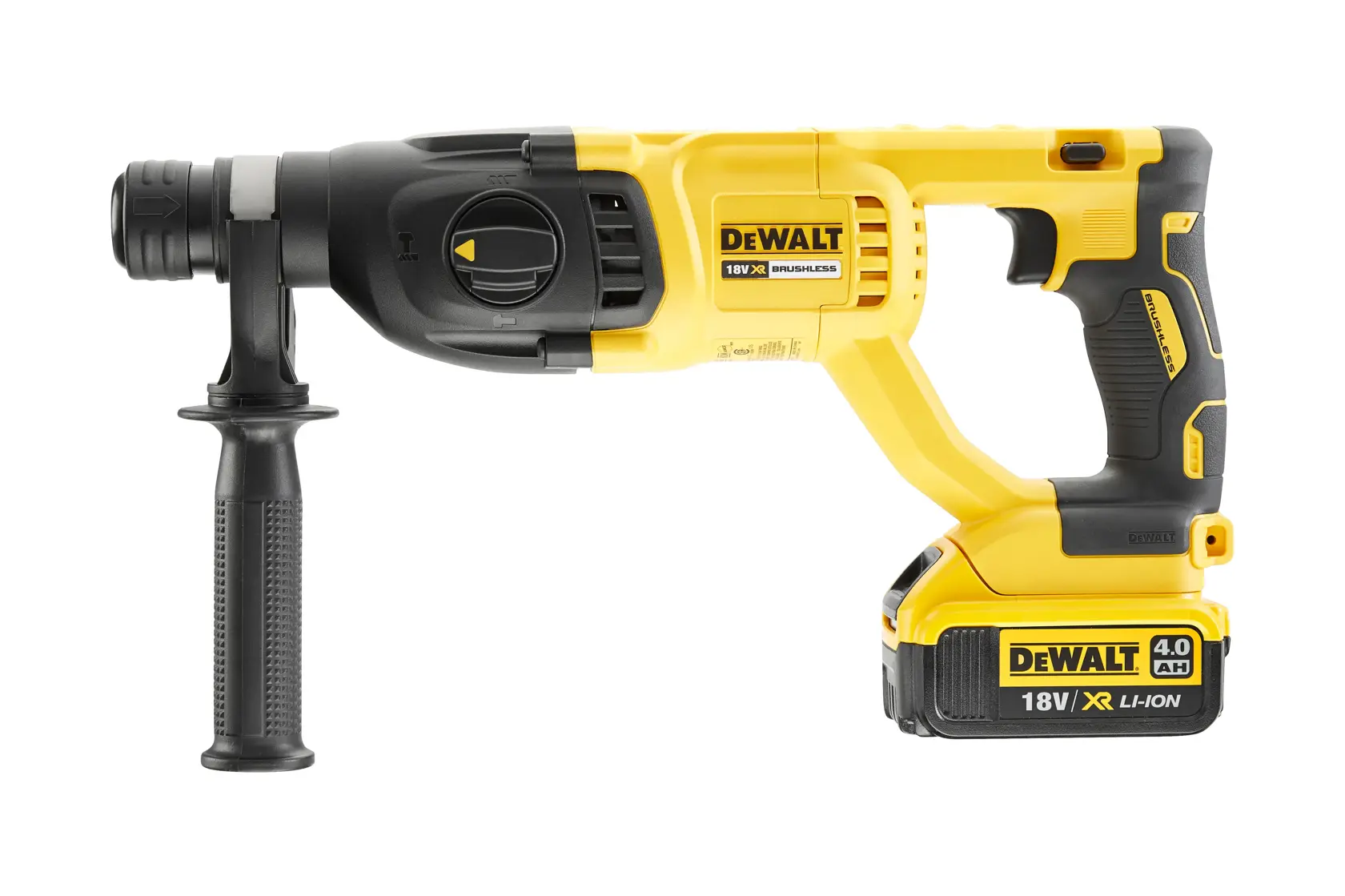 DEWALT® 18V XR® Tassellatore Brushless da 26mm SDS Plus - 1 x 4Ah