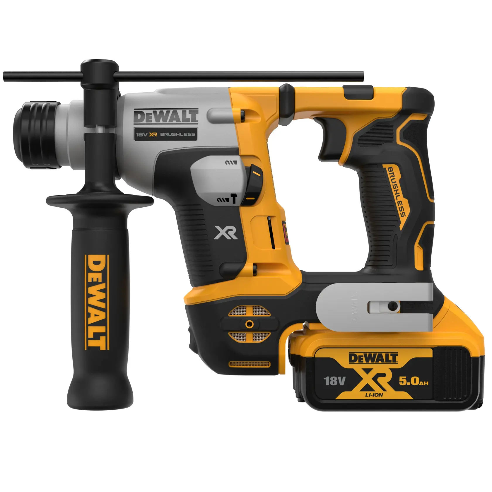 Trapano a percussione SDS Plus 18V XR Brushless 16mm - 2 x 5Ah