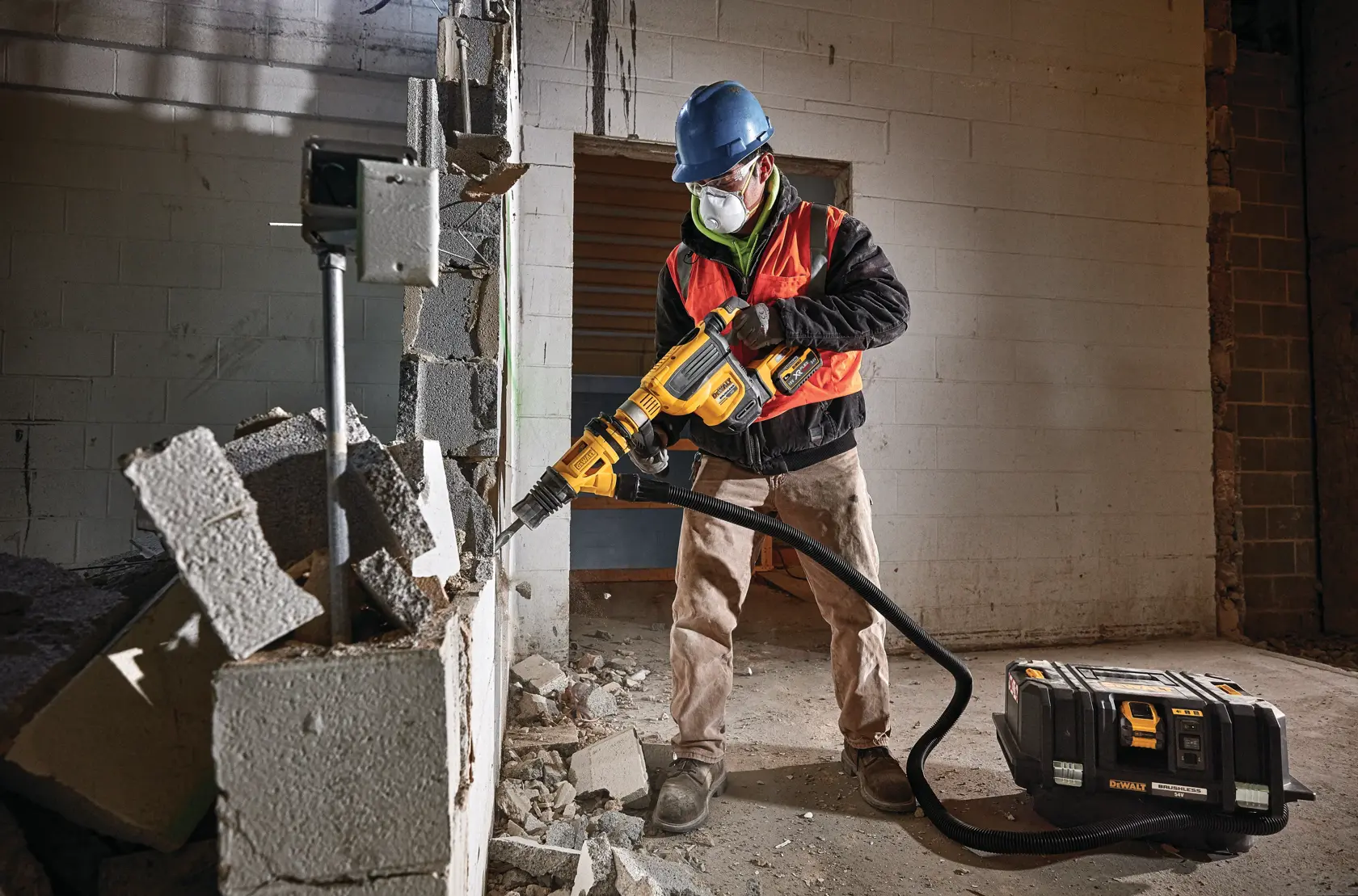 Martello Demo-perforatore 45mm 10.5J XR Flexvolt 54V (in valigetta senza batterie e caricbatteria)