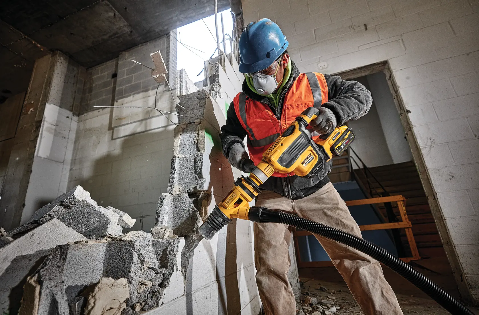 Martello Demo-perforatore 45mm 10.5J XR Flexvolt 54V (in valigetta senza batterie e caricbatteria)