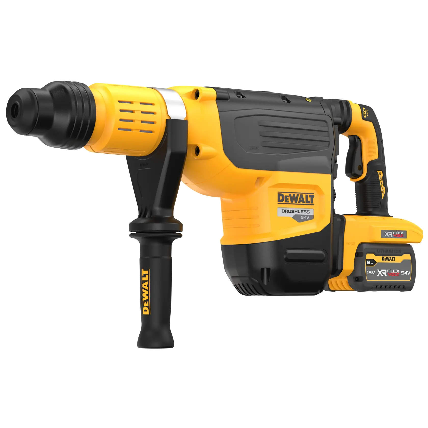 MARTELLO DEMO-PERFORATORE SDS-MAX 54V XR FLEXVOLT 52mm x - 2 X 9Ah