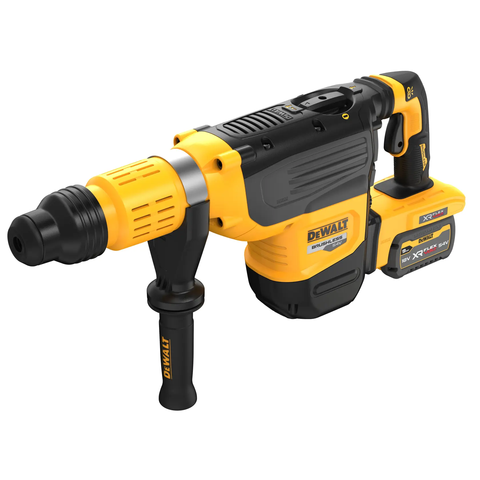 MARTELLO DEMO-PERFORATORE SDS-MAX 54V XR FLEXVOLT 52mm x - 2 X 9Ah