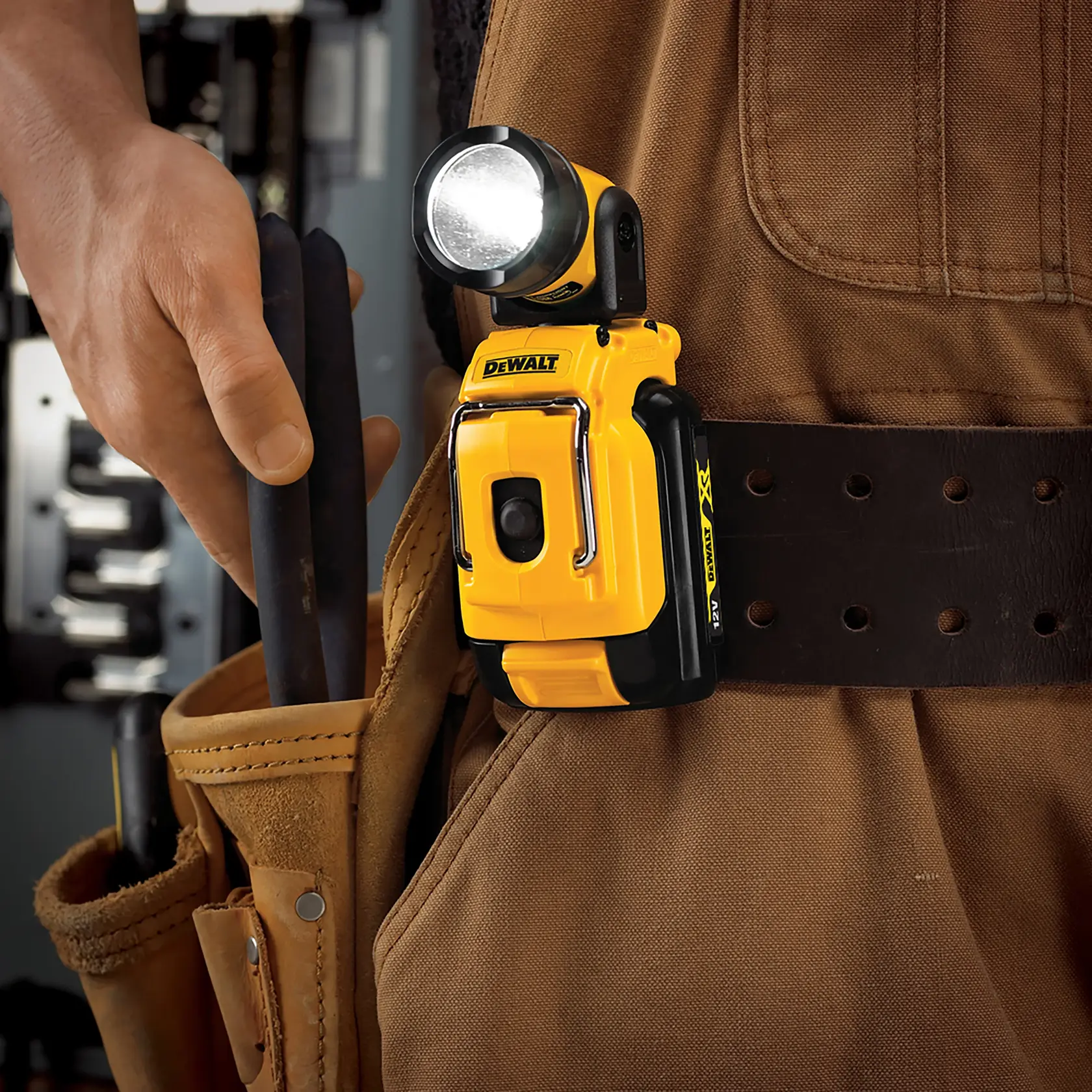 Torcia 10.8V con luce LED (senza batteria)