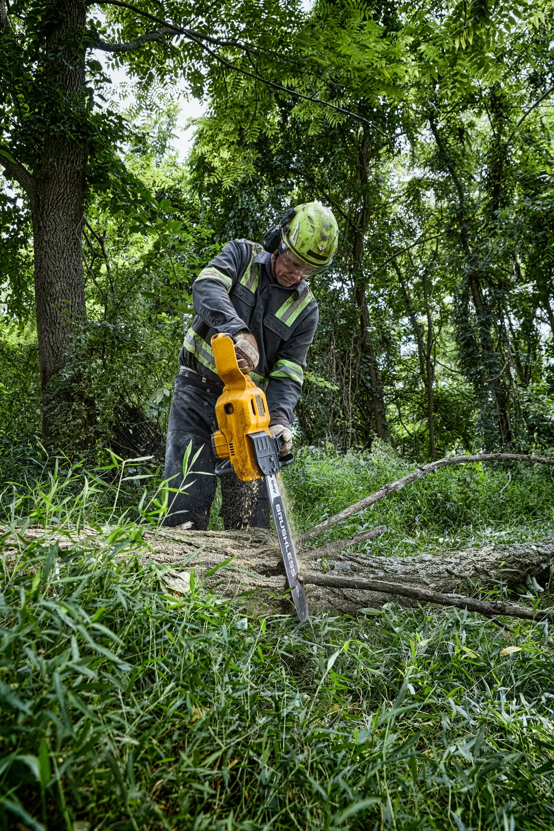 Elettrosega DEWALT® 54V XR® FLEXVOLT® con barra da 50cm (Corpo macchina)