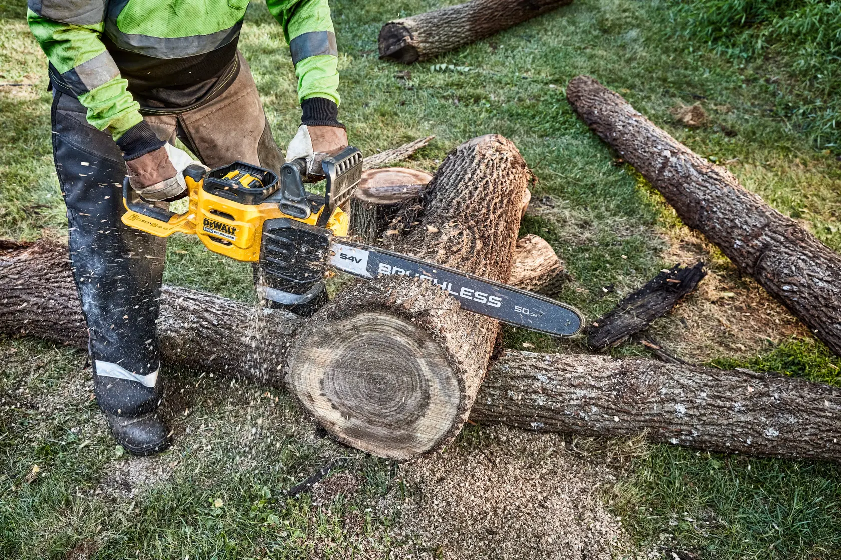 Elettrosega DEWALT® 54V XR® FLEXVOLT® con barra da 50cm (Corpo macchina)