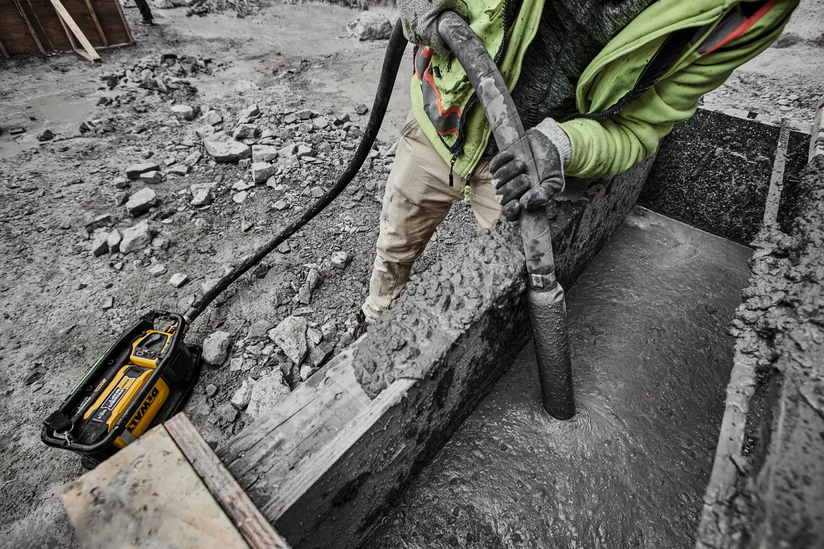 Vibratore per cemento POWERSHIFT