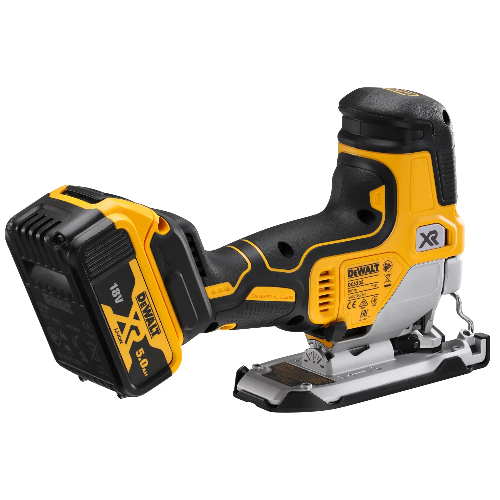 Seghetto alternativo impugnatura sul corpo XR 18V 2 x 5.0Ah