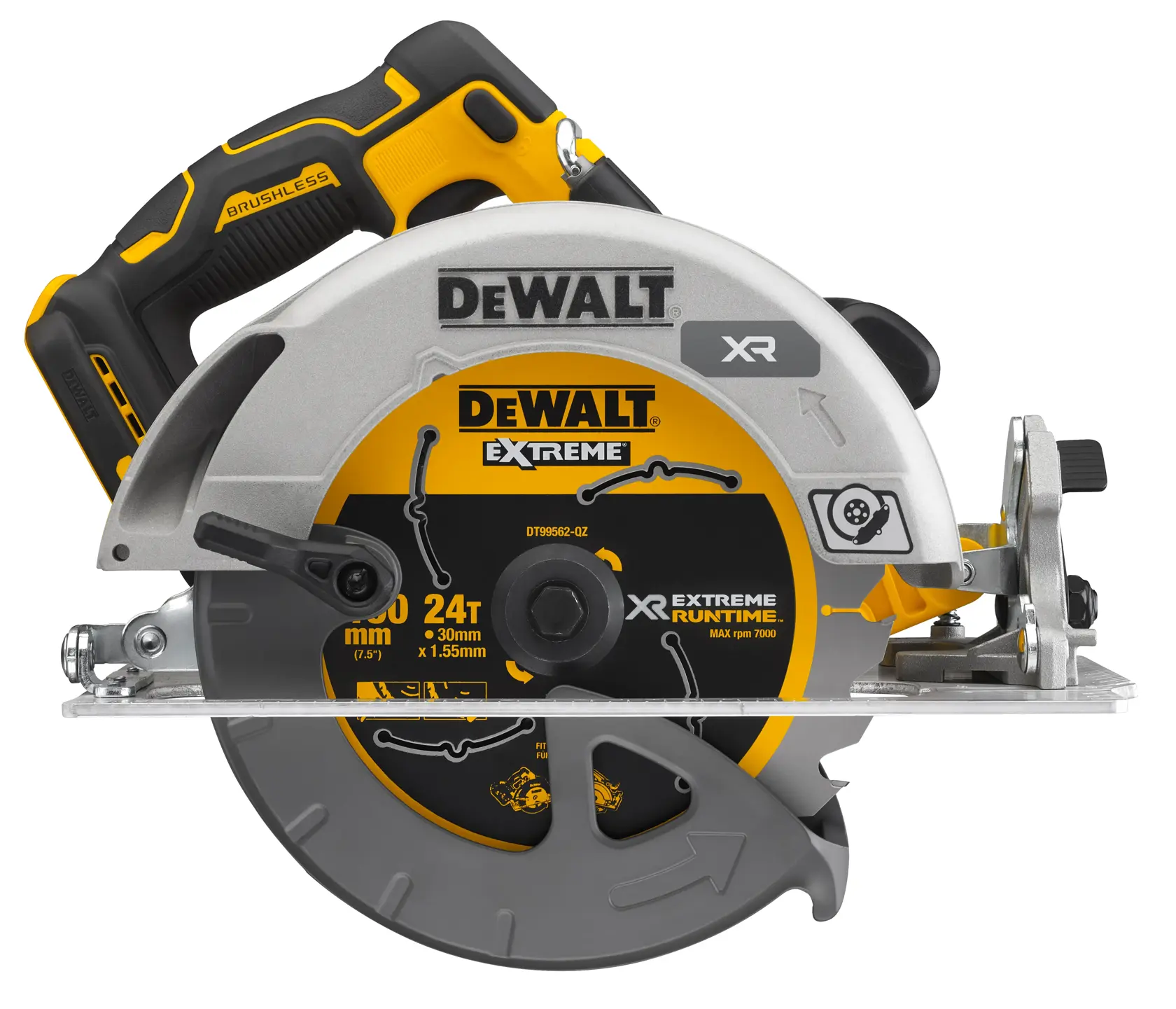 Sega circolare 190mm XR 18V con FLEXVOLT ADVANTAGE - Corpo macchina
