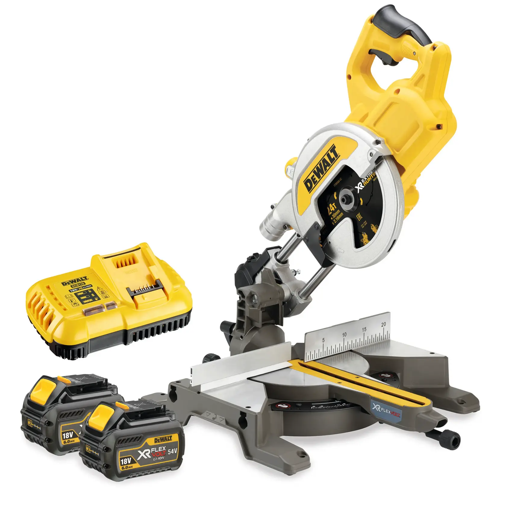 Troncatrice 216mm XR FLEXVOLT 54V 6.0Ah BRUSHLESS