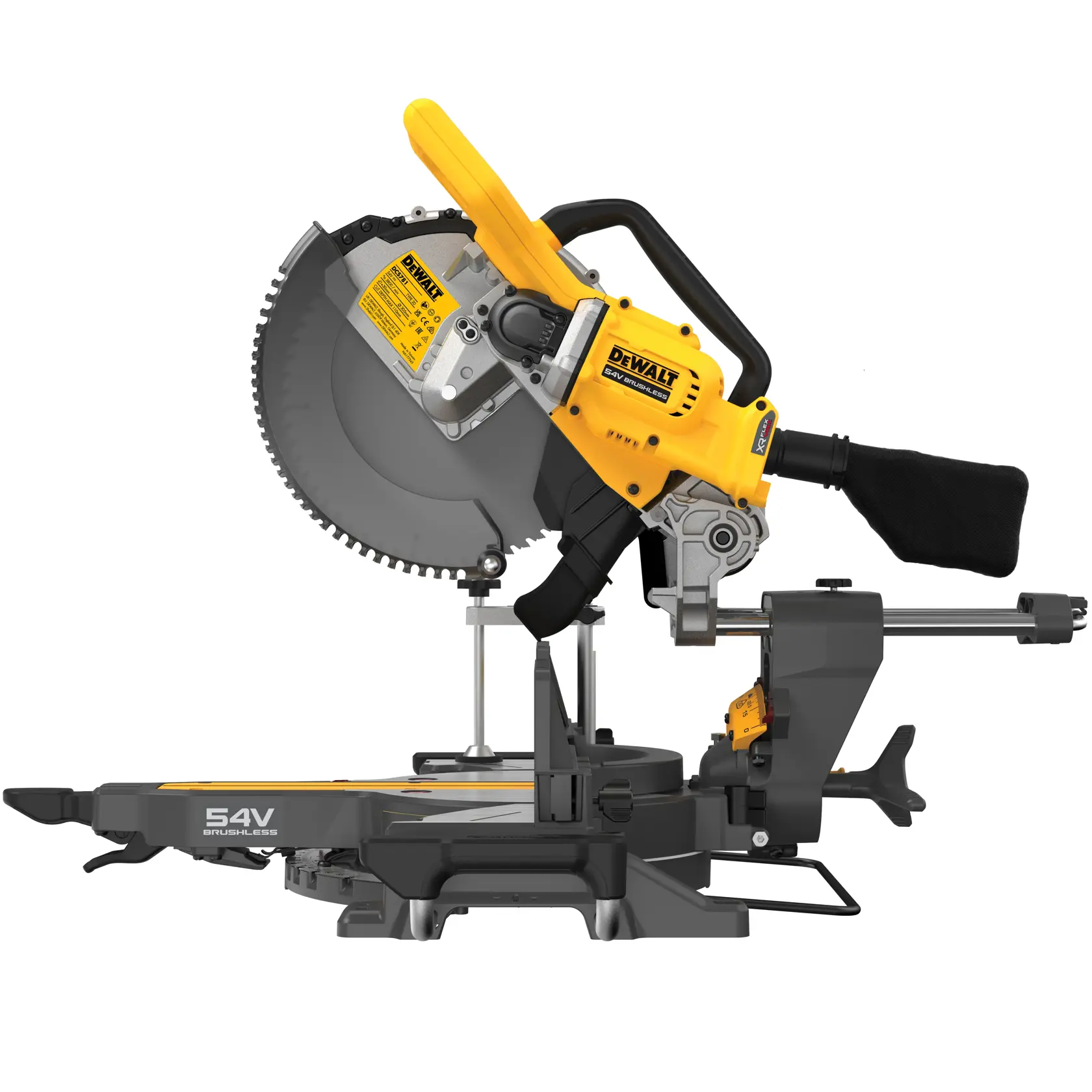 Troncatrice radiale 305 mm doppia inclinazione 54V XR FLEXVOLT - Solo corpo macchina