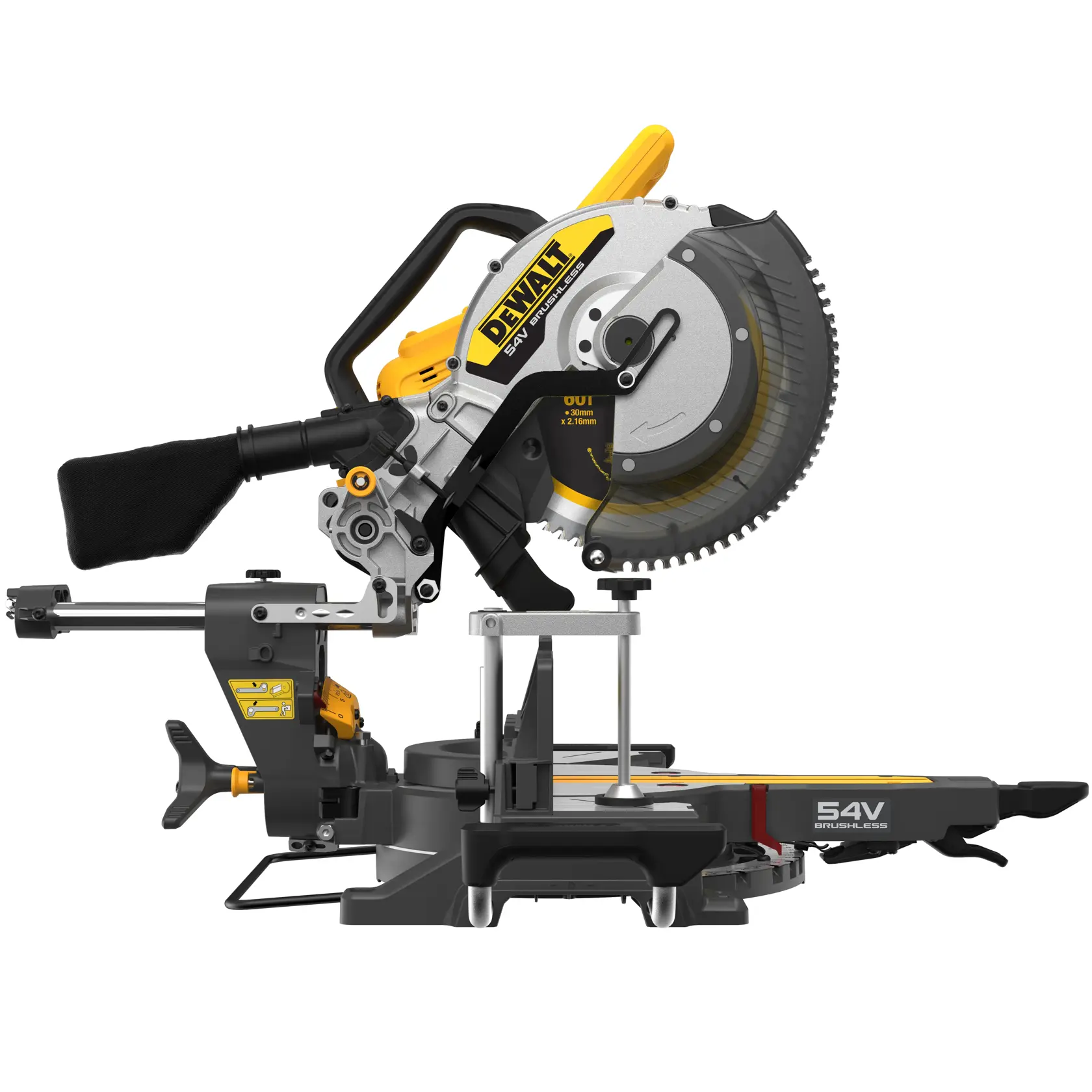 Troncatrice radiale 305 mm doppia inclinazione 54V XR FLEXVOLT - Solo corpo macchina