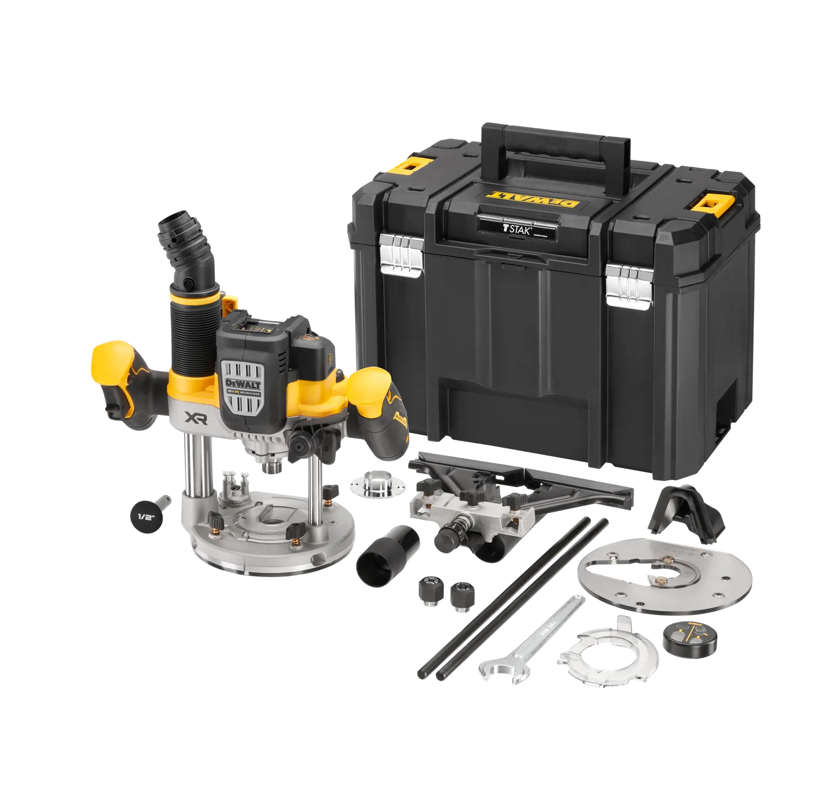 Elettrofresatrice ad affondamento XR 18V Motore BRUSHLESS - solo corpo macchina