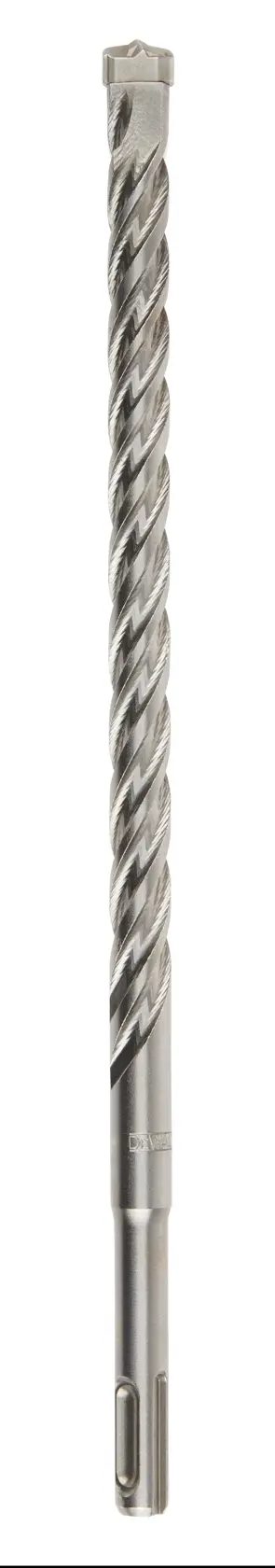 Punta da trapano a spirale DEWALT DT8934 in metallo, mostrata su sfondo bianco.