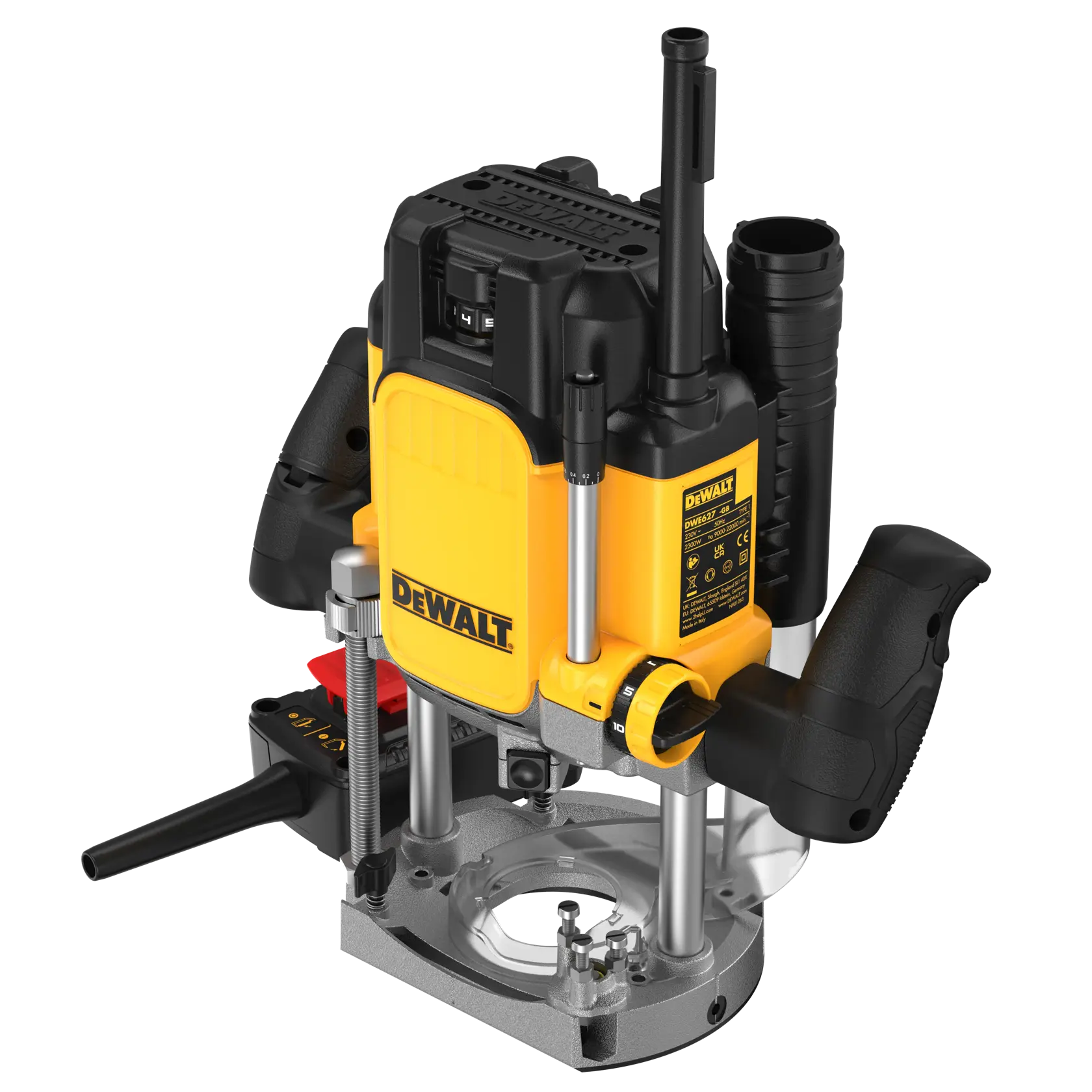 Elettrofresatrice 12mm 2300W con interruttore di sicurezza