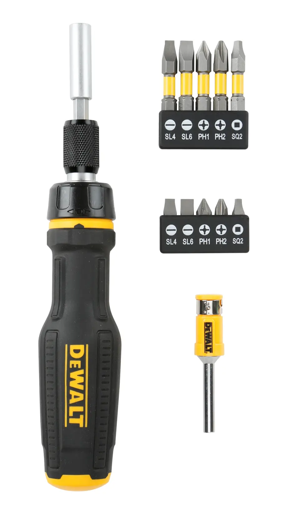 Giravite porta inserti a cricchetto con barra telescopica