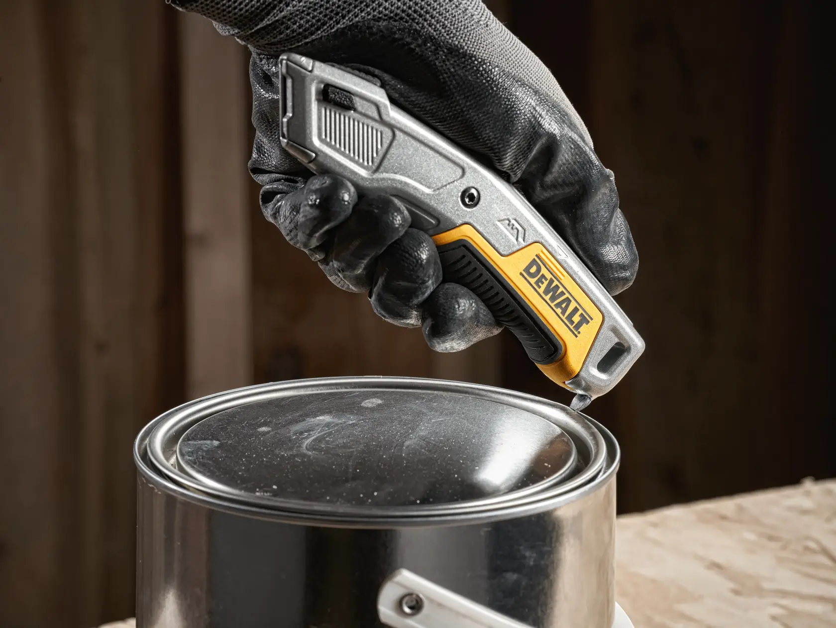 Coltello da demolizione DEWALT® a corpo fisso con lama retrattile