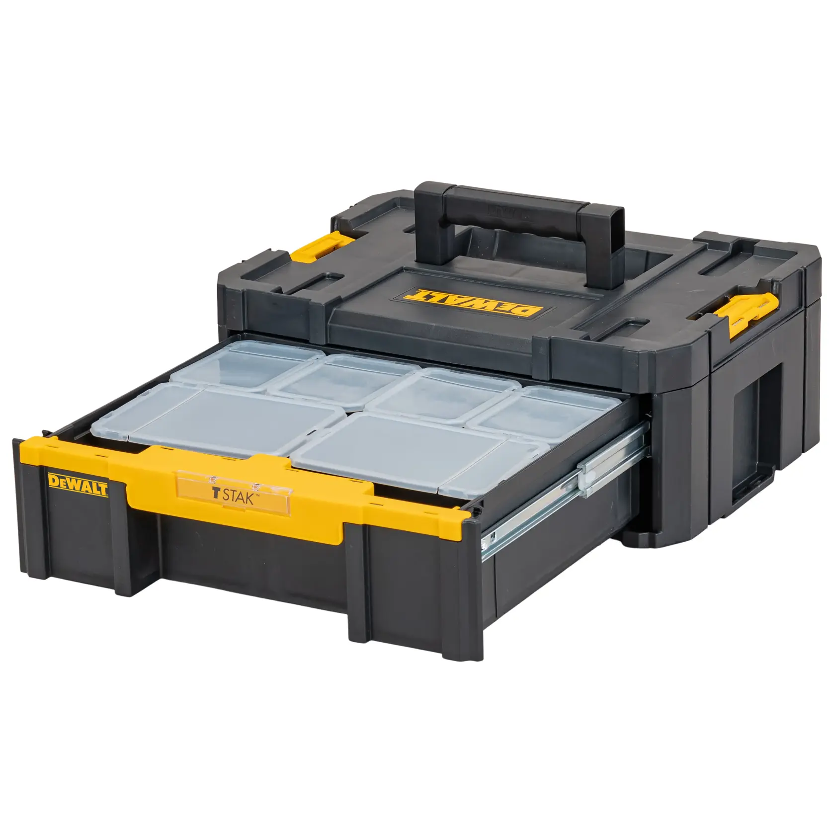 TSTAK™ III Cassetto profondo con 2 contenitori grandi e 4 piccoli